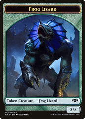 Ooze // Frog Lizard Double-Sided Token [Ravnica Allegiance Guild Kit Tokens] | Boutique FDB TCG