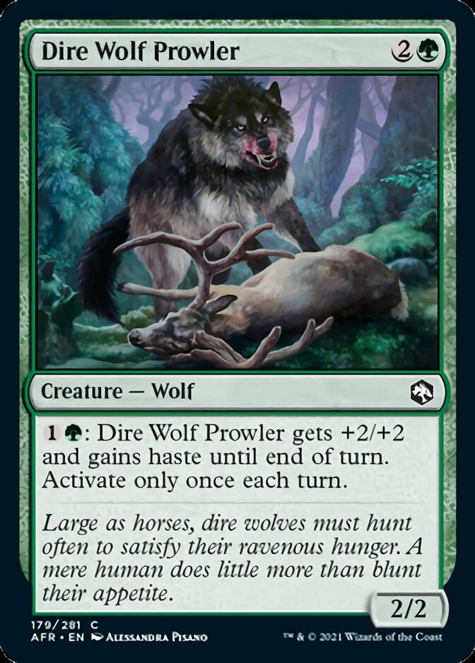 Dire Wolf Prowler [Dungeons & Dragons: Adventures in the Forgotten Realms] | Boutique FDB TCG