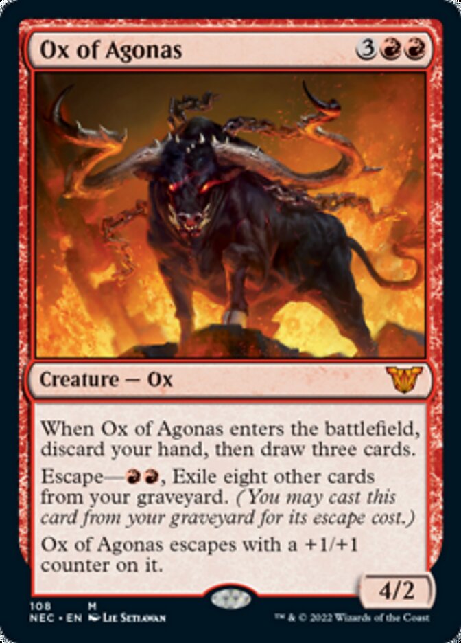 Ox of Agonas [Kamigawa: Neon Dynasty Commander] | Boutique FDB TCG