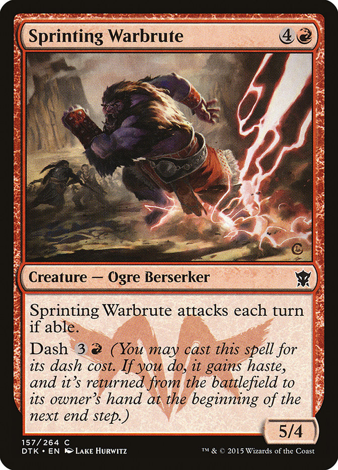 Sprinting Warbrute [Dragons of Tarkir] | Boutique FDB TCG