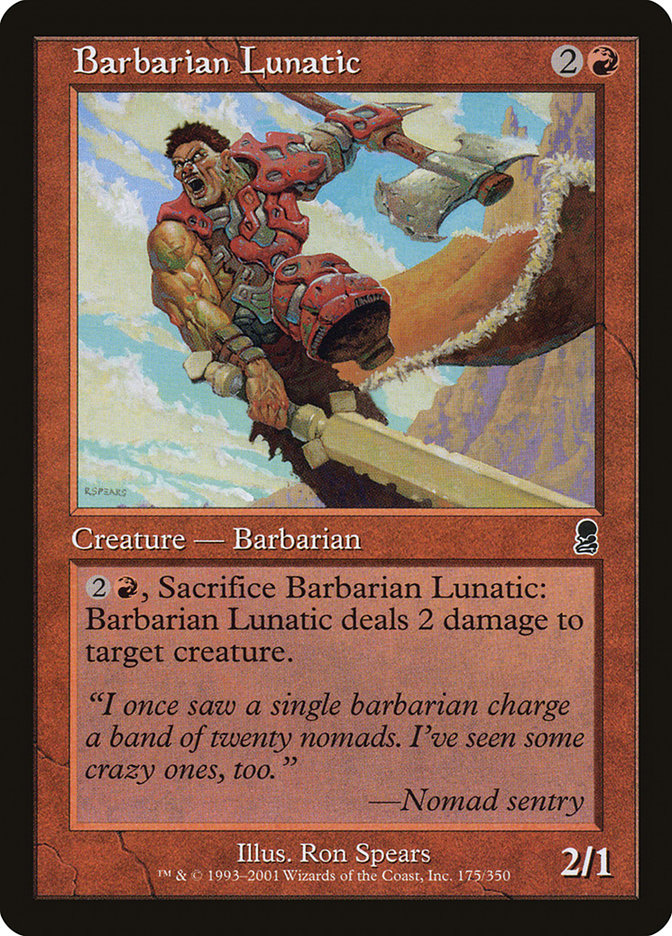 Barbarian Lunatic [Odyssey] | Boutique FDB TCG