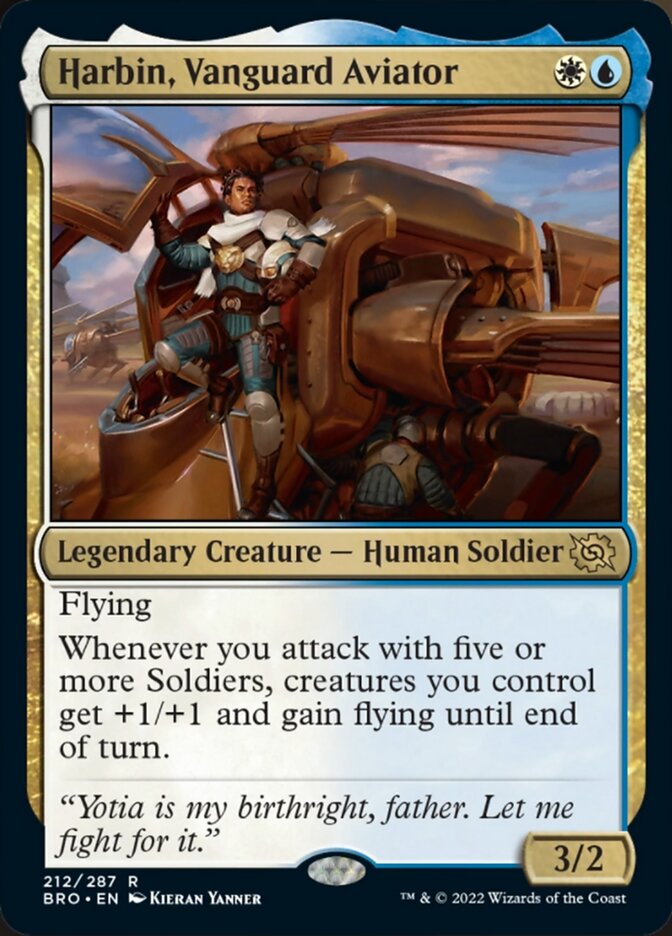 Harbin, Vanguard Aviator [The Brothers' War] | Boutique FDB TCG