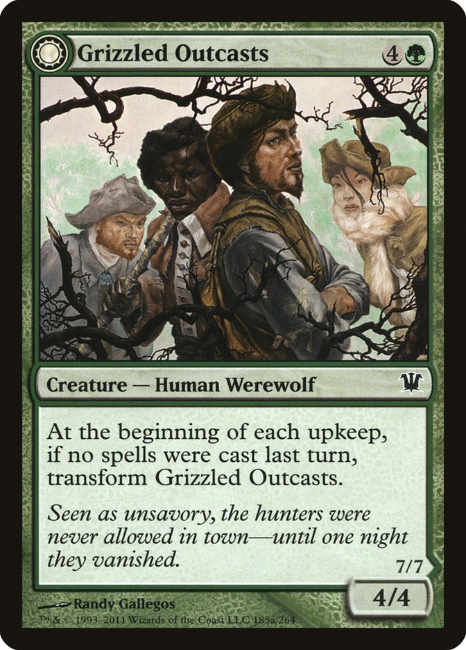 Grizzled Outcasts // Krallenhorde Wantons [Innistrad] | Boutique FDB TCG