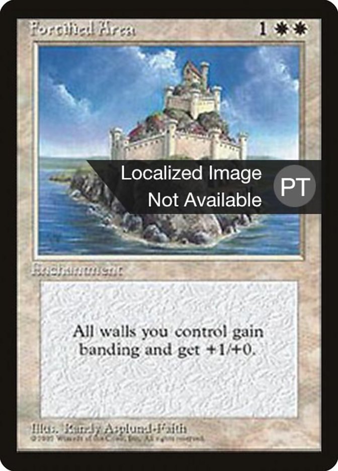 Fortified Area [Fourth Edition (Foreign Black Border)] | Boutique FDB TCG