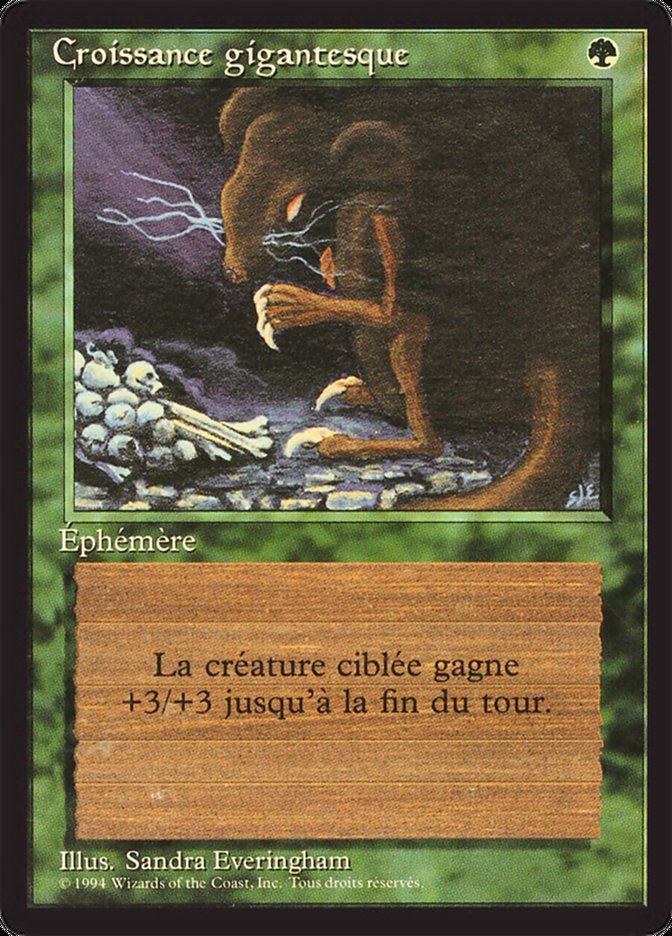 Giant Growth [Foreign Black Border] | Boutique FDB TCG