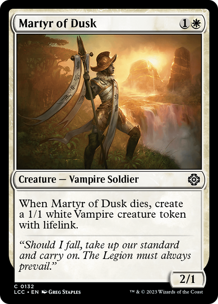 Martyr of Dusk [The Lost Caverns of Ixalan Commander] | Boutique FDB TCG