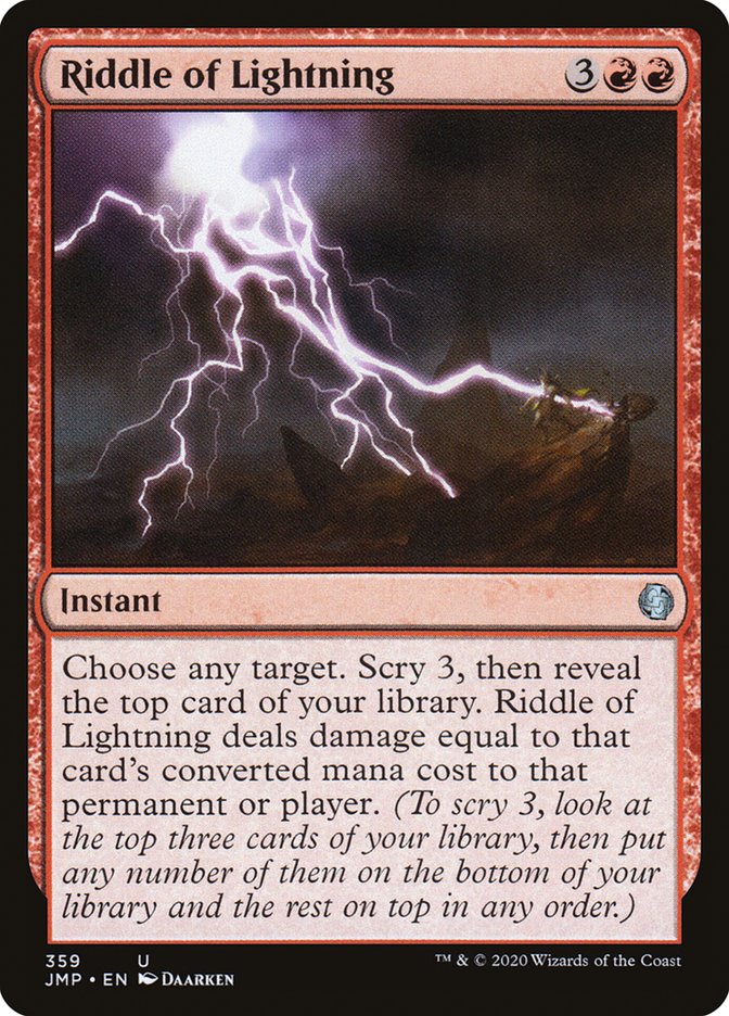 Riddle of Lightning [Jumpstart] | Boutique FDB TCG