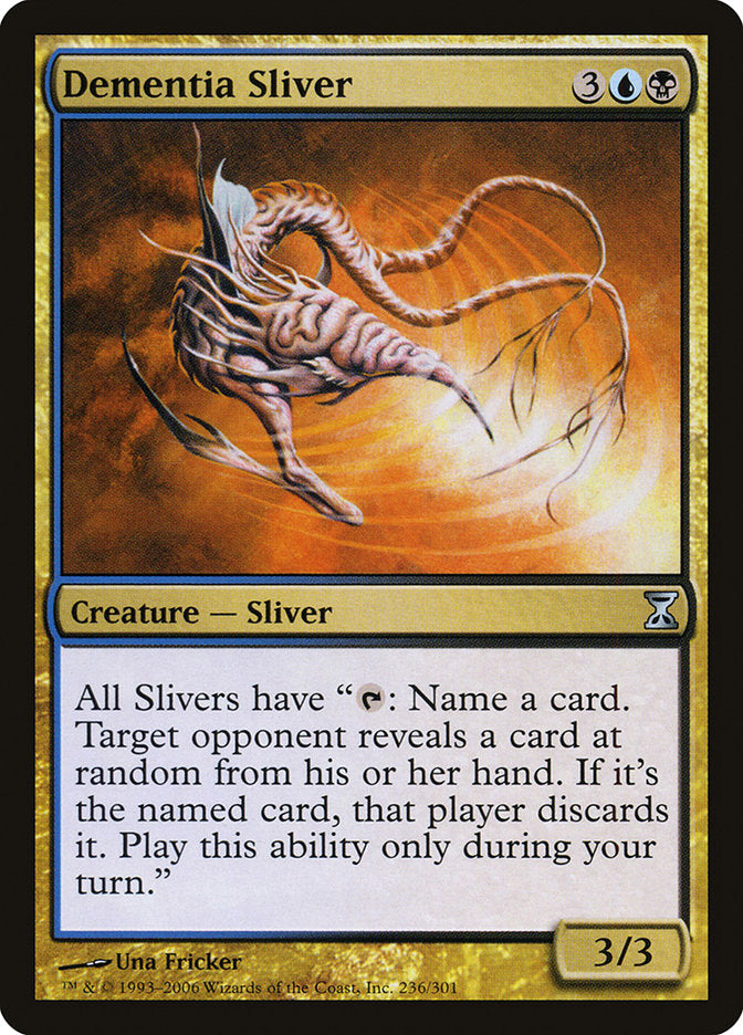 Dementia Sliver [Time Spiral] | Boutique FDB TCG