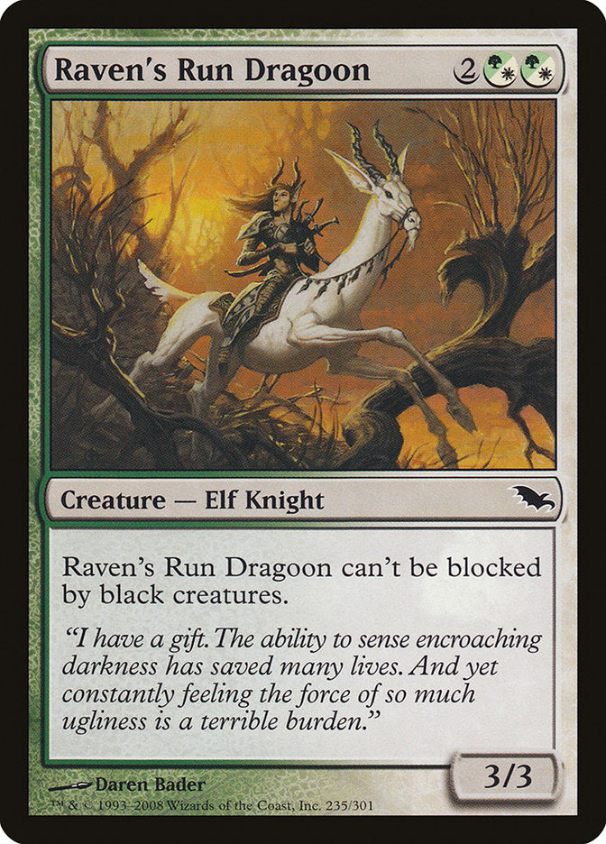 Raven's Run Dragoon [Shadowmoor] | Boutique FDB TCG