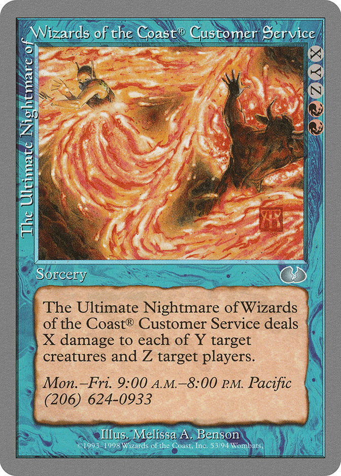 The Ultimate Nightmare of Wizards of the Coast® Customer Service [Unglued] | Boutique FDB TCG