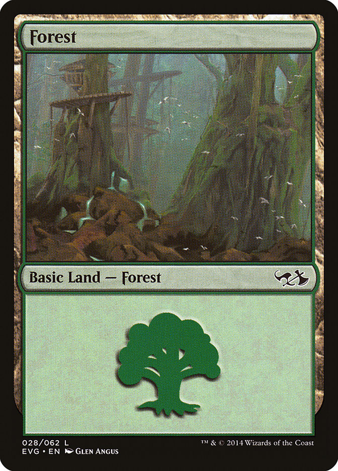 Forest (28) (Elves vs. Goblins) [Duel Decks Anthology] | Boutique FDB TCG