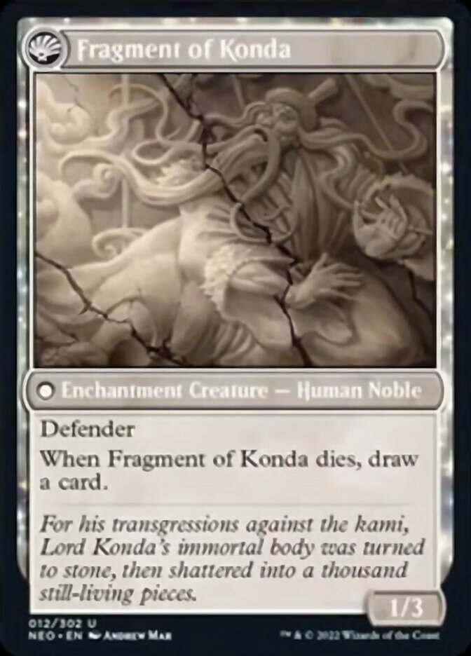 The Fall of Lord Konda // Fragment of Konda [Kamigawa: Neon Dynasty] | Boutique FDB TCG