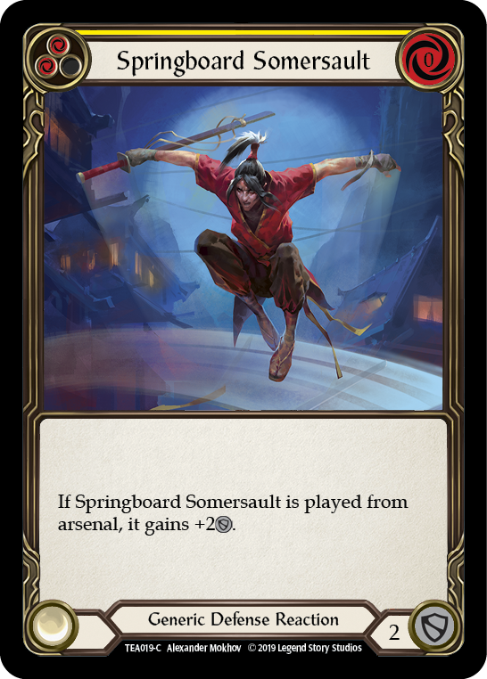 Springboard Somersault [TEA019-C] (Dorinthea Hero Deck)  1st Edition Normal | Boutique FDB TCG