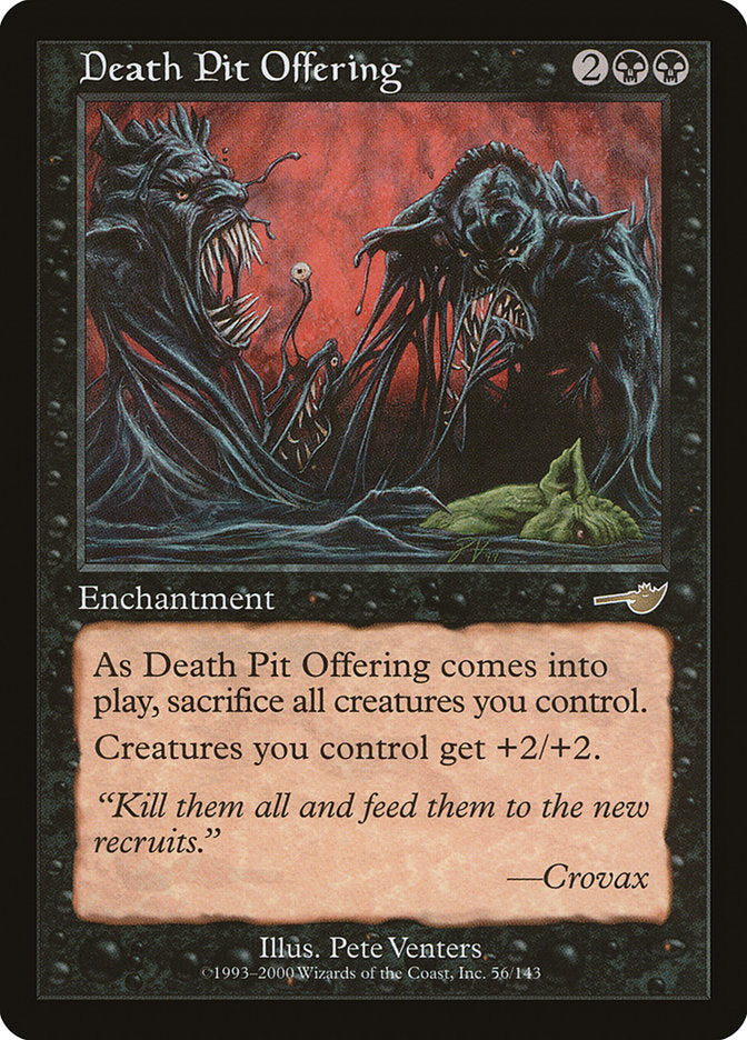 Death Pit Offering [Nemesis] | Boutique FDB TCG