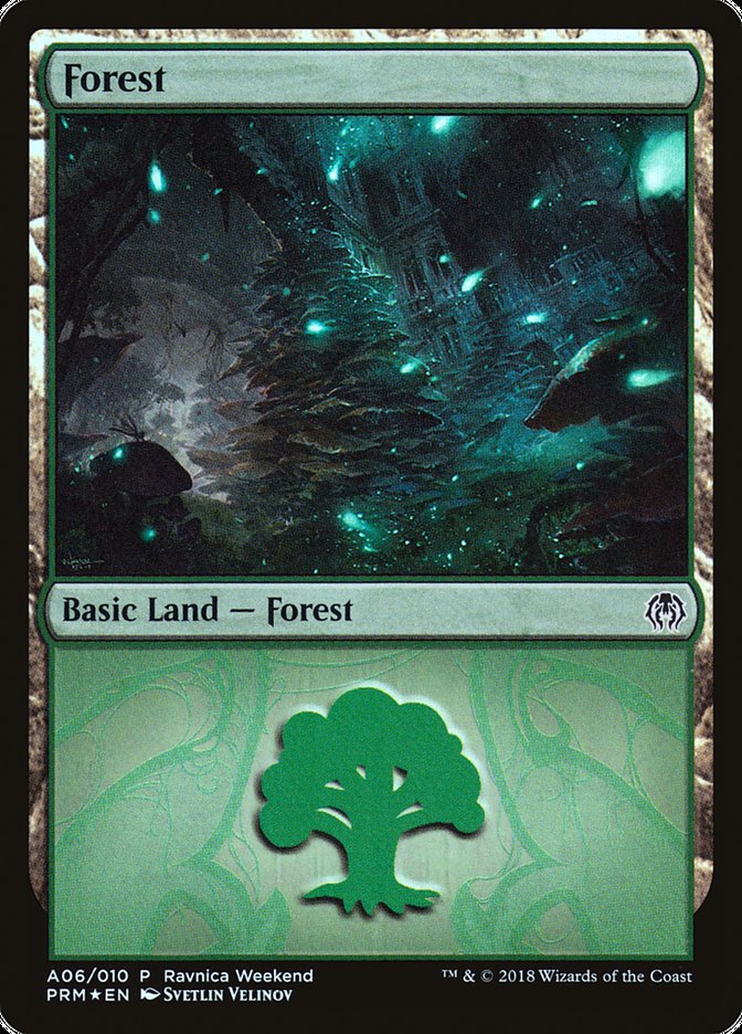 Forest (A06) [Ravnica Allegiance Ravnica Weekend] | Boutique FDB TCG