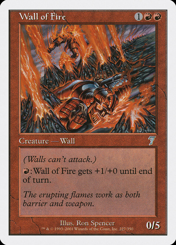 Wall of Fire [Seventh Edition] | Boutique FDB TCG