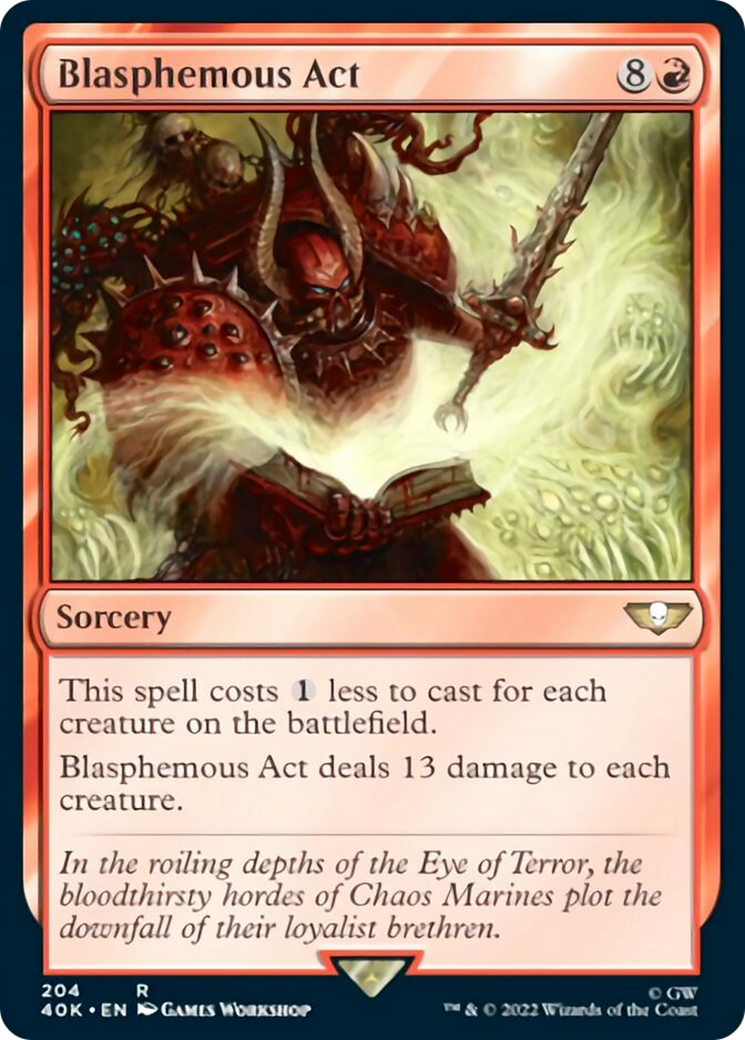 Blasphemous Act [Warhammer 40,000] | Boutique FDB TCG