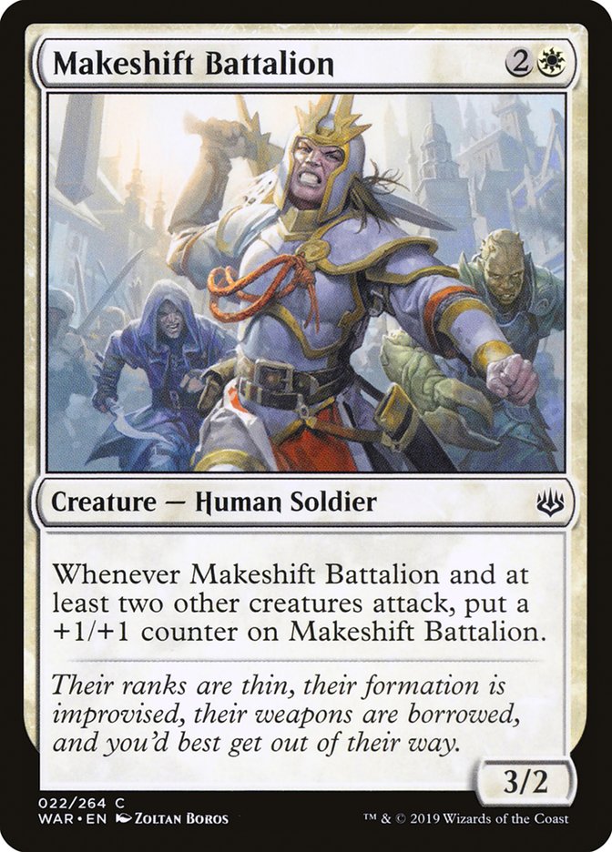 Makeshift Battalion [War of the Spark] | Boutique FDB TCG