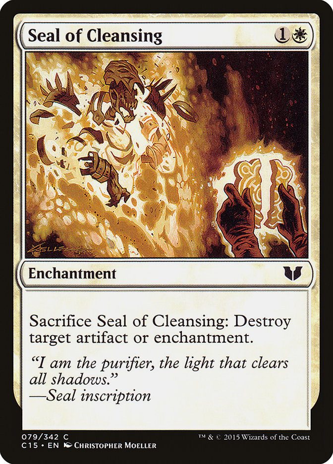 Seal of Cleansing [Commander 2015] | Boutique FDB TCG