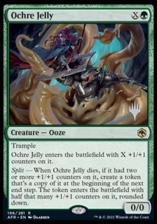 Ochre Jelly (Promo Pack) [Dungeons & Dragons: Adventures in the Forgotten Realms Promos] | Boutique FDB TCG