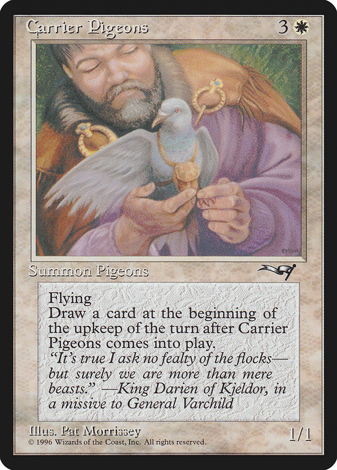 Carrier Pigeons (Holding Pigeon) [Alliances] | Boutique FDB TCG