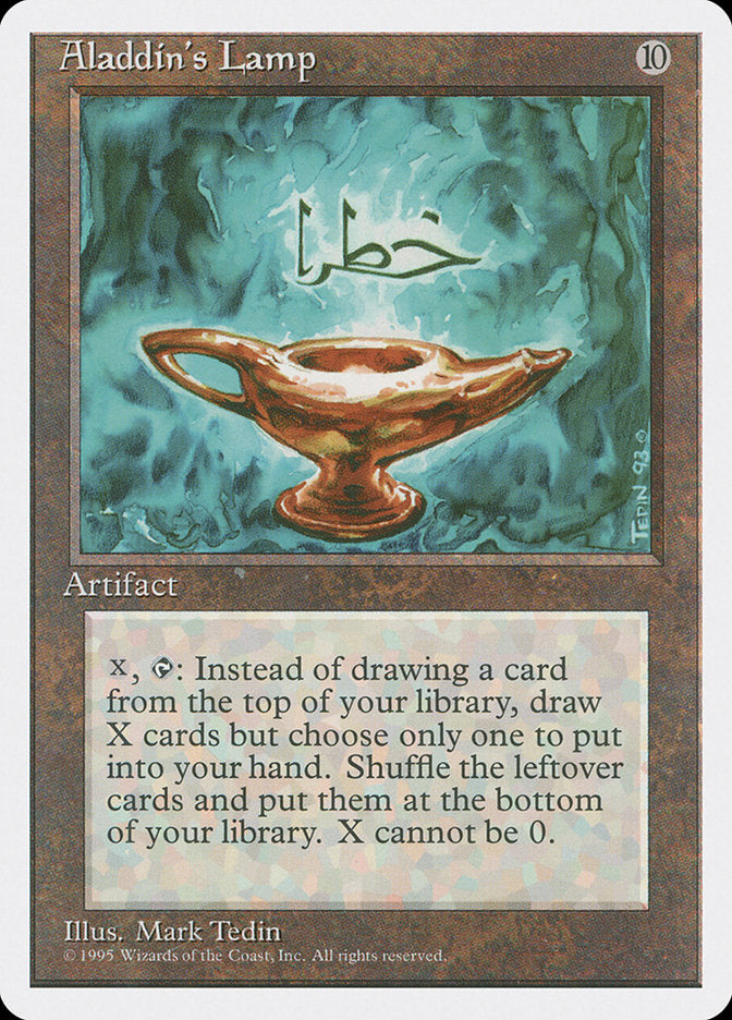 Aladdin's Lamp [Fourth Edition] | Boutique FDB TCG