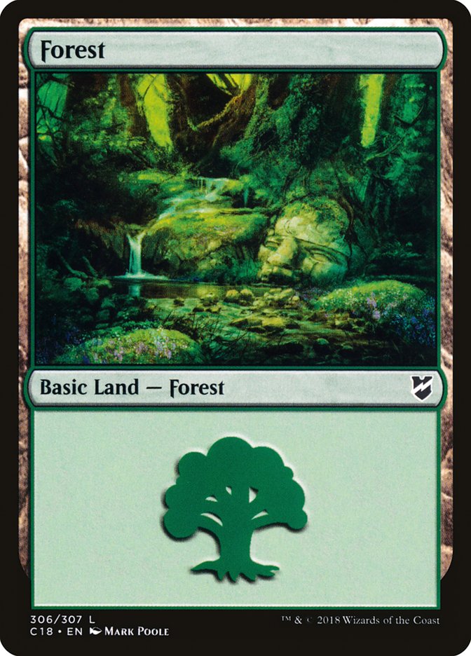 Forest (306) [Commander 2018] | Boutique FDB TCG