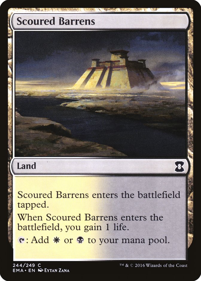 Scoured Barrens [Eternal Masters] | Boutique FDB TCG