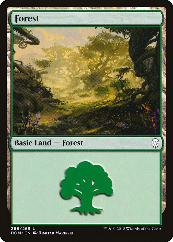 Forest (268) [Dominaria] | Boutique FDB TCG