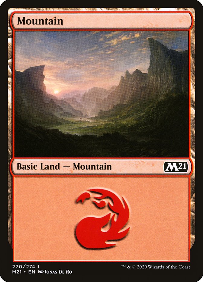 Mountain (270) [Core Set 2021] | Boutique FDB TCG