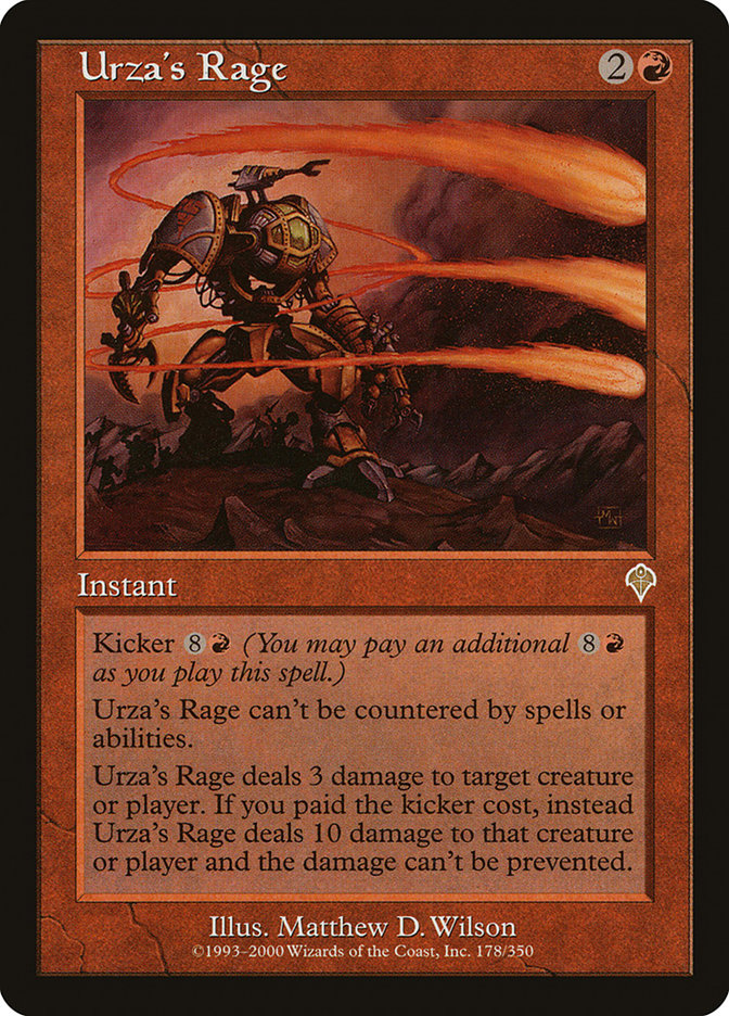 Urza's Rage [Invasion] | Boutique FDB TCG