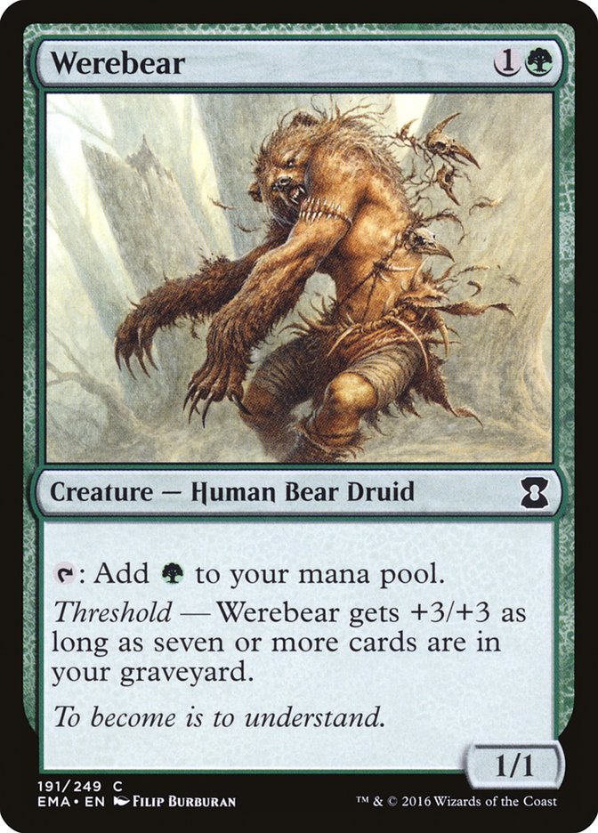 Werebear [Eternal Masters] | Boutique FDB TCG