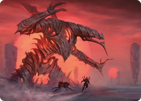 Red Sun's Zenith Art Card [Phyrexia: All Will Be One Art Series] | Boutique FDB TCG