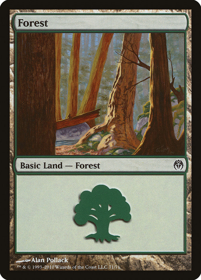 Forest (71) [Duel Decks: Phyrexia vs. the Coalition] | Boutique FDB TCG