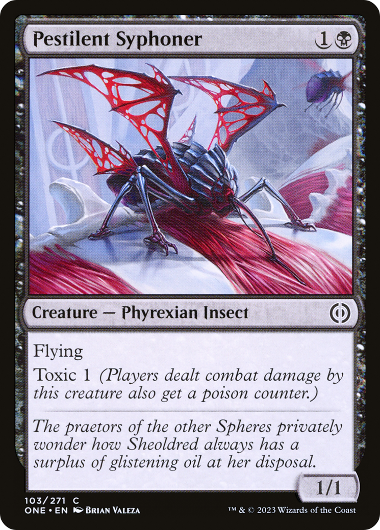Pestilent Syphoner [Phyrexia: All Will Be One] | Boutique FDB TCG