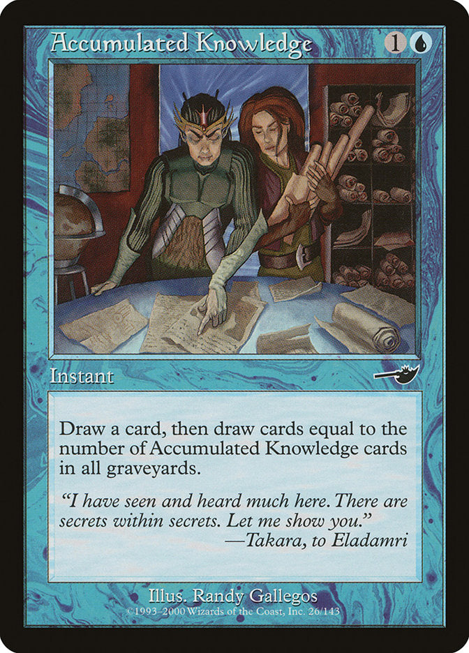 Accumulated Knowledge [Nemesis] | Boutique FDB TCG