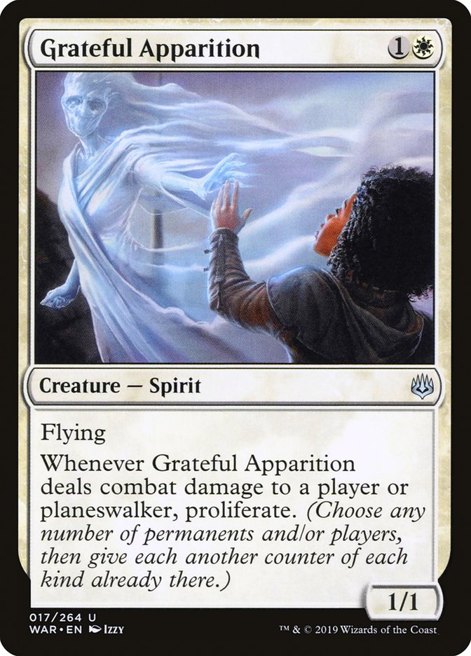 Grateful Apparition [War of the Spark] | Boutique FDB TCG