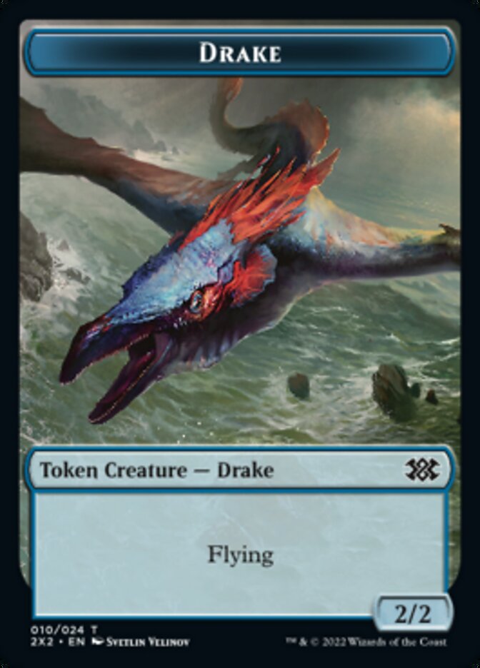 Drake // Eldrazi Scion Double-Sided Token [Double Masters 2022 Tokens] | Boutique FDB TCG