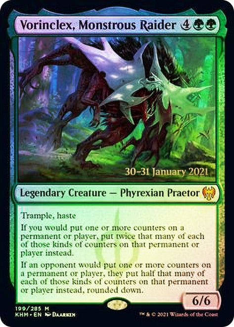 Vorinclex, Monstrous Raider [Kaldheim Prerelease Promos] | Boutique FDB TCG