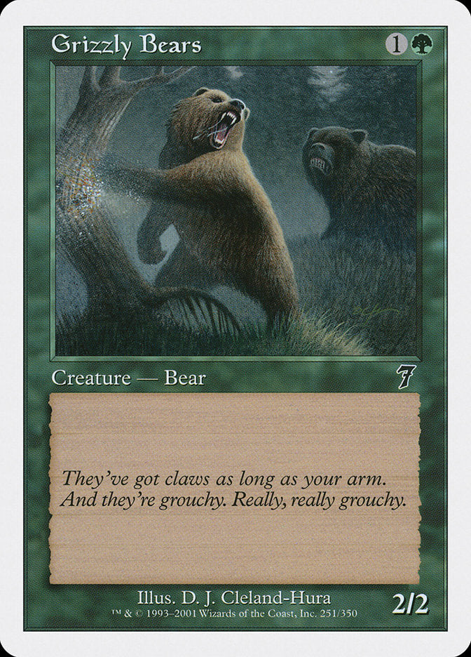 Grizzly Bears [Seventh Edition] | Boutique FDB TCG