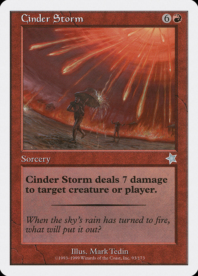 Cinder Storm [Starter 1999] | Boutique FDB TCG