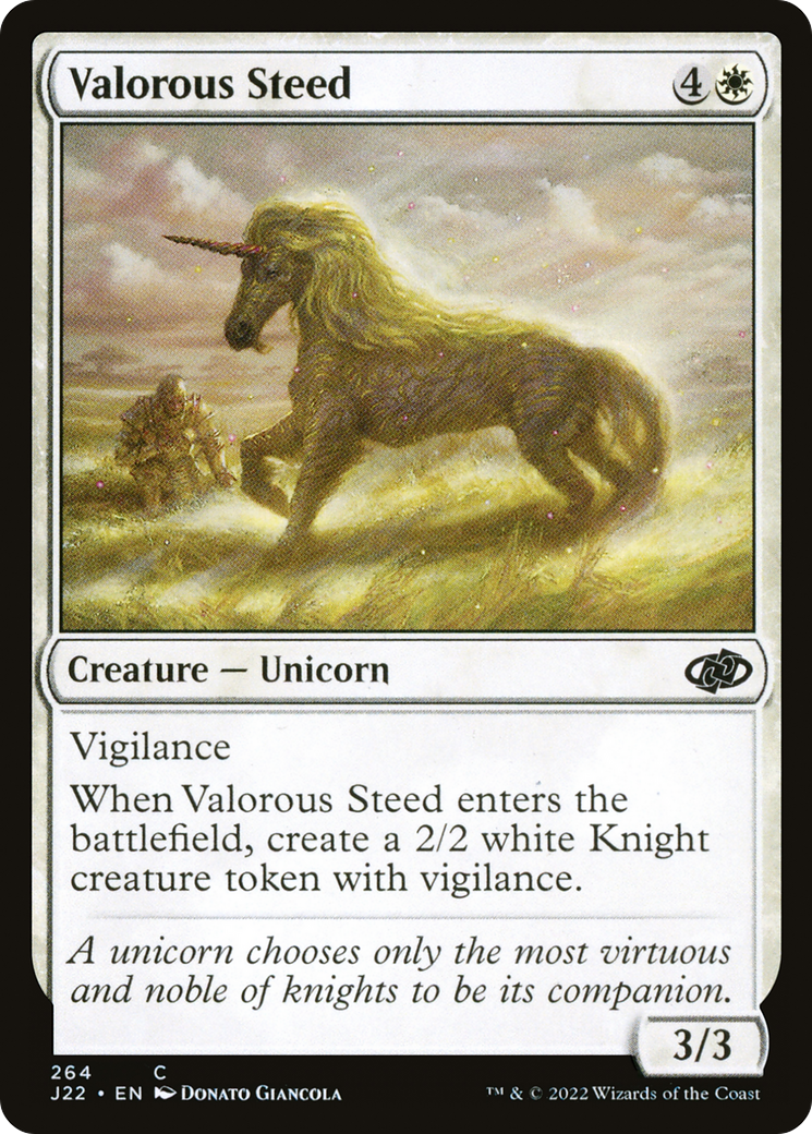 Valorous Steed [Jumpstart 2022] | Boutique FDB TCG