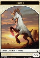 Horse // Warrior Double-Sided Token [Hour of Devastation Tokens] | Boutique FDB TCG