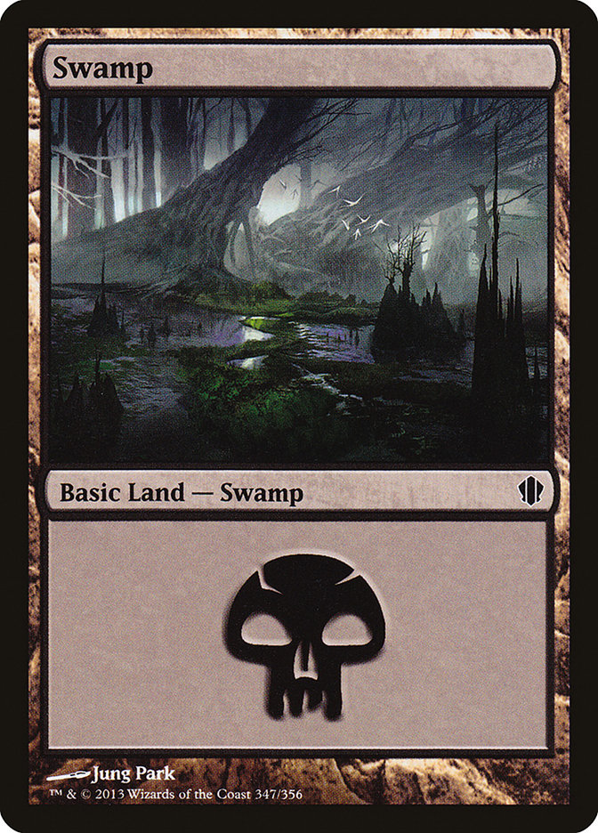 Swamp (347) [Commander 2013] | Boutique FDB TCG