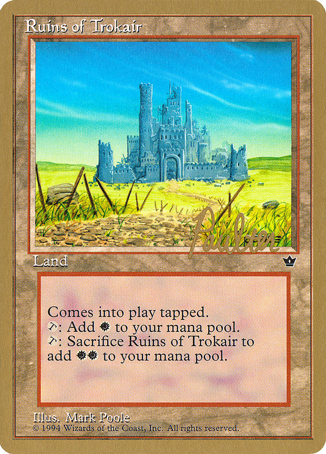 Ruins of Trokair (Preston Poulter) [Pro Tour Collector Set] | Boutique FDB TCG