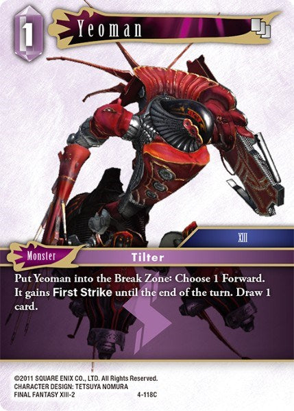 Yeoman [Opus IV] | Boutique FDB TCG