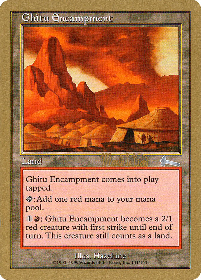 Ghitu Encampment (Mark Le Pine) [World Championship Decks 1999] | Boutique FDB TCG