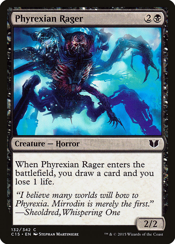 Phyrexian Rager [Commander 2015] | Boutique FDB TCG