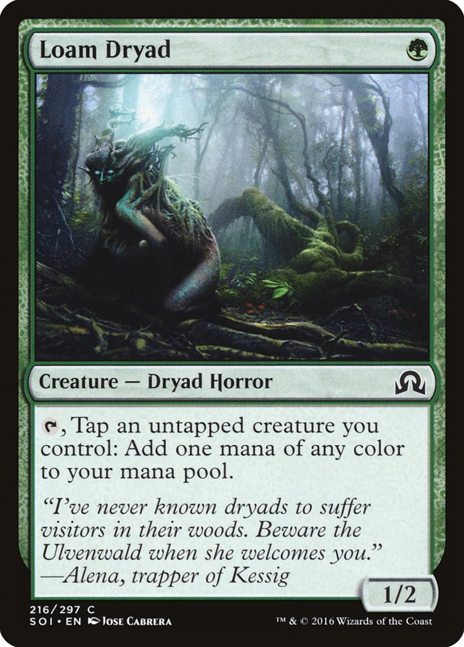 Loam Dryad [Shadows over Innistrad] | Boutique FDB TCG