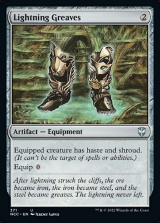 Lightning Greaves [Streets of New Capenna Commander] | Boutique FDB TCG
